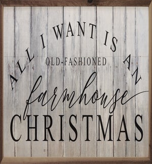 Old Fashioned Farmhouse Christmas Whitewash